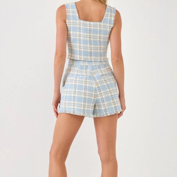 Endless Rose Cropped Tweed Tank - Picture 3 of 4